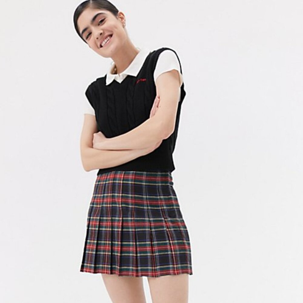 Urban Outfitters Multicolor Plaid Mini Skirt